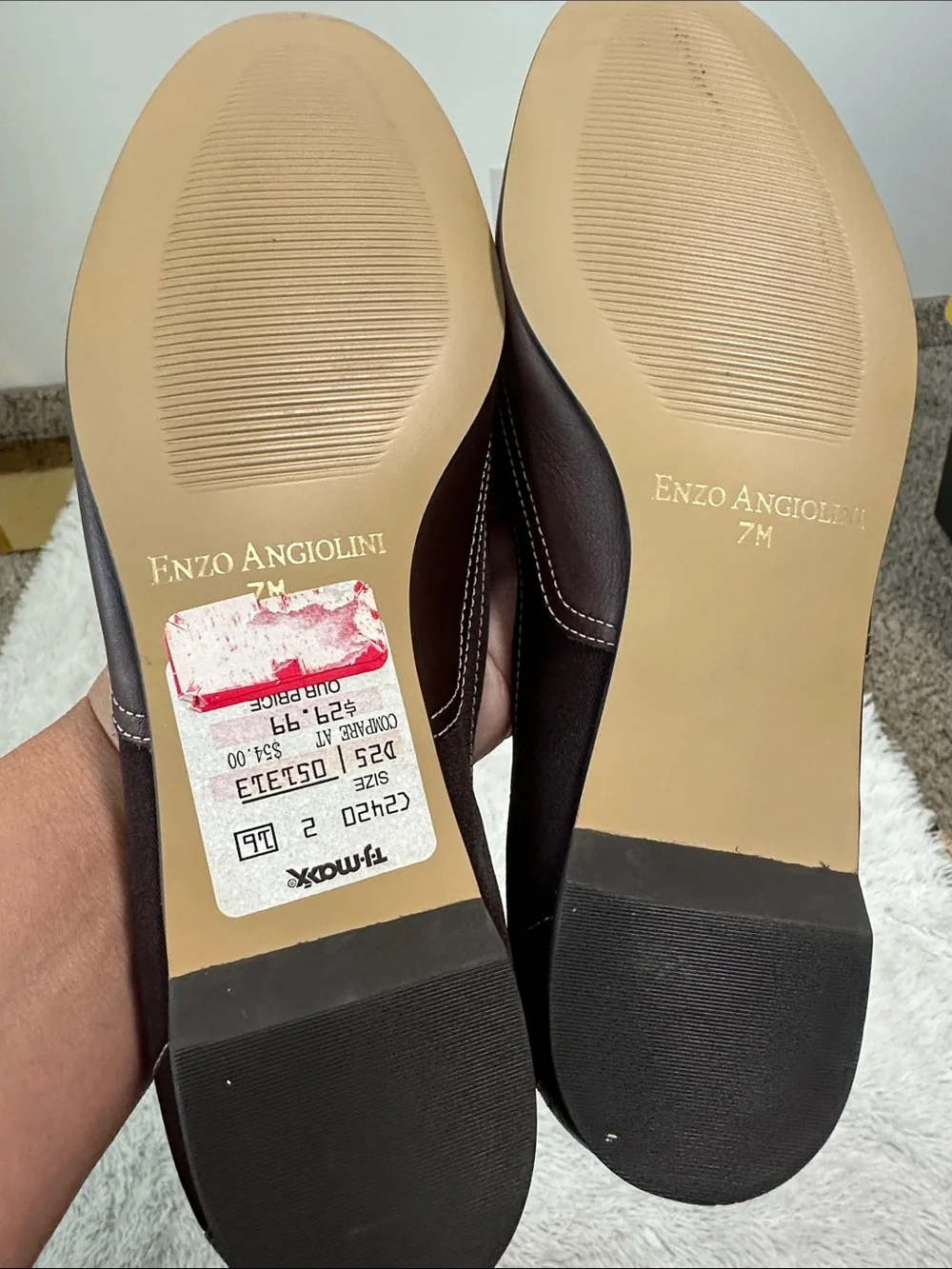 🥕 NWT Enzo Angiolini Leather Flats
